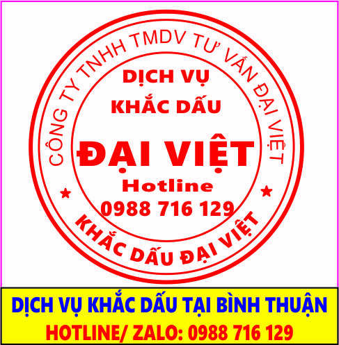 Khắc Dấu Tại Phan Thiết Bình Thuận - Làm Con Dấu Tại Bình Thuận