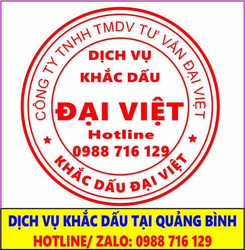 Khắc Dấu Tại Đ&ocirc;̀ng Hới-Quảng Bình