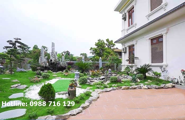 Thiết kế thi c&ocirc;ng tiểu cảnh s&acirc;n vườn tại Pleiku